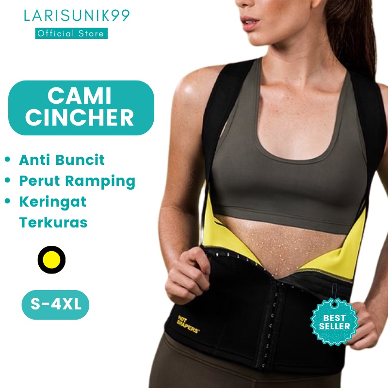 Korset Pembakar Lemak Baju Pelangisng Cami Hot Waist Cincher Pakaian Olahraga Wanita Korset Perut