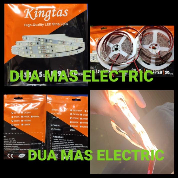 Kingtas Strip Led 2835 60Led Led Strip 12V Dc 2700K 3000K 4000K 6000K