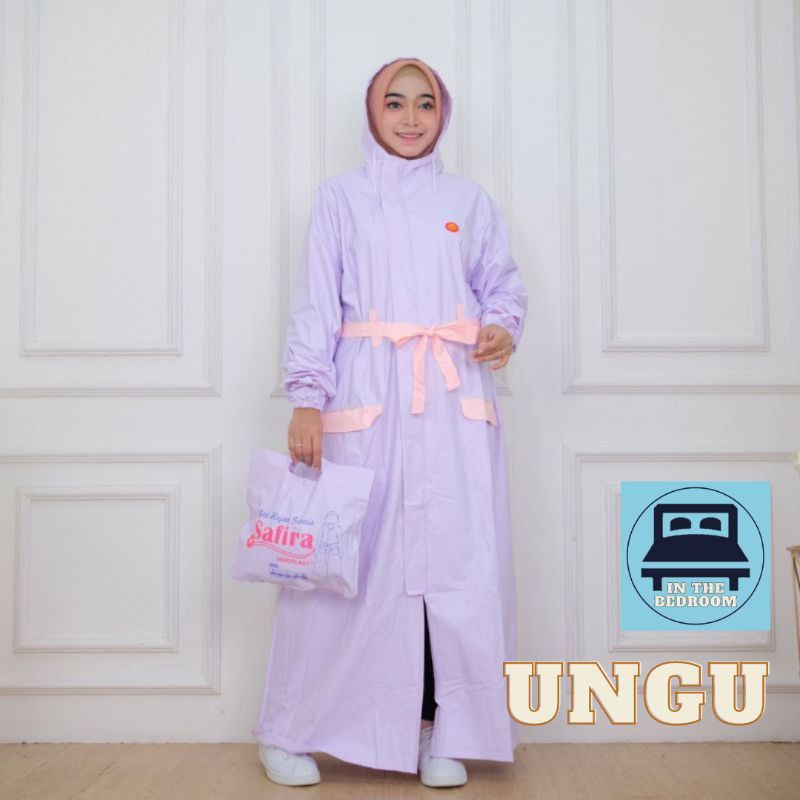 JAS HUJAN WANITA HIJAB JAS HUJAN GAMIS BAHAN TEBAL