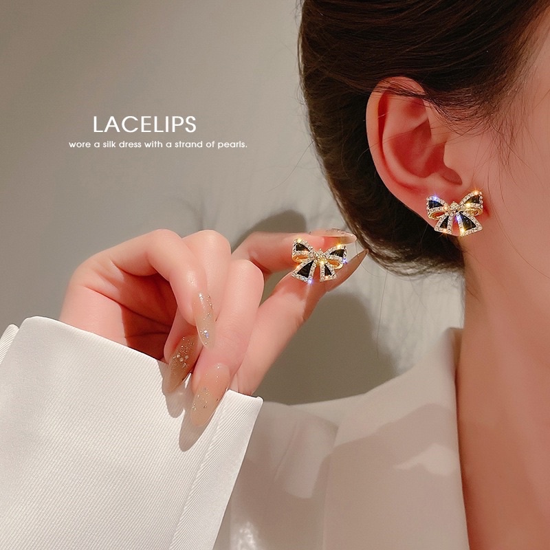 Anting  E353  Air Tawar Lapis Silver Sterling 925 untuk Fashion Wanita anting