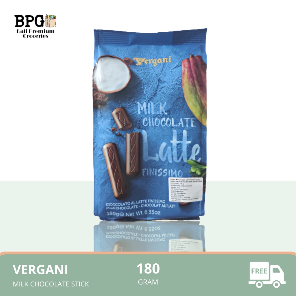 

VERGANI Milk Chocolate Latte Finissimo 180 Gr (Cokelat Stik)