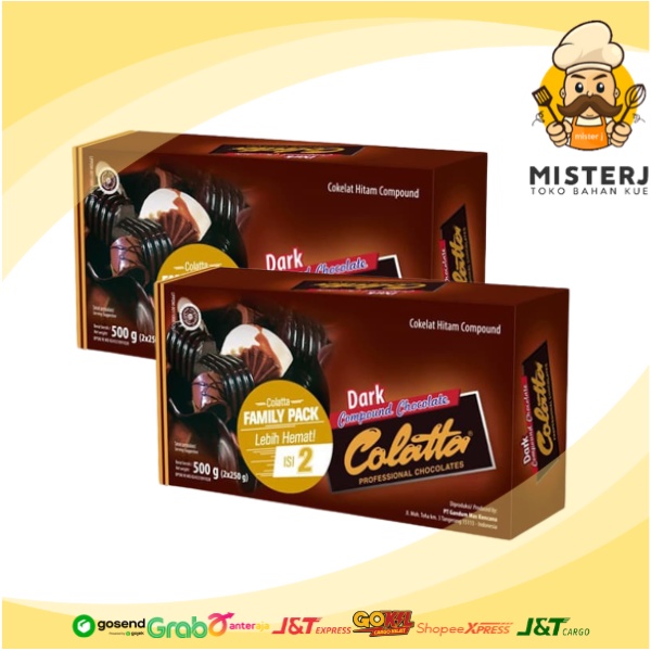 

Colatta Dark Compound 500gr | Family Pack isi 2 Pcs x 250gr | Colatta Dark Compound