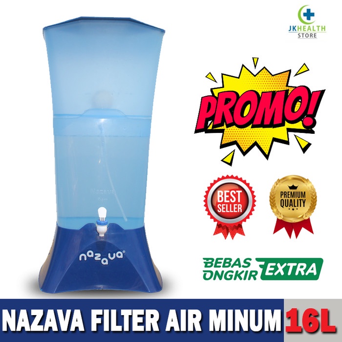 Jual NAZAVA FILTER AIR SIAP MINUM / FILTER AIR TANAH KAPASITAS 16 LITER