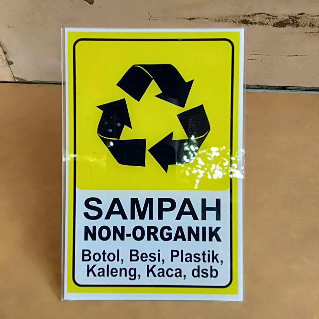 

STIKER dan AKRILIK SAMPAH NON ORGANIK