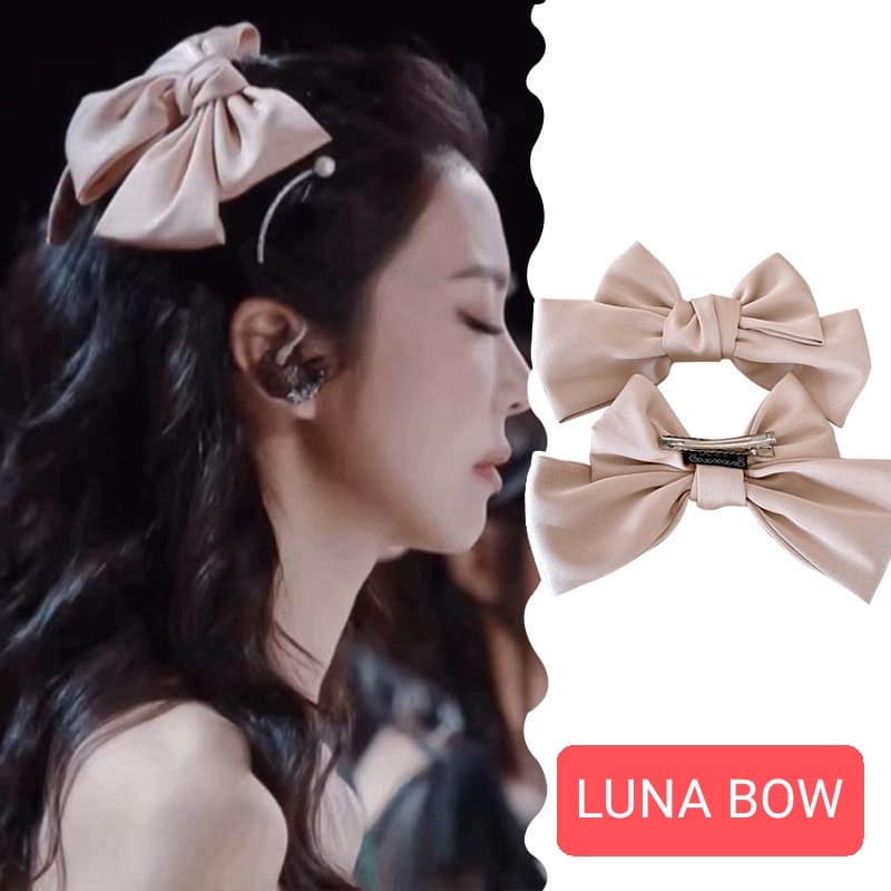 LUNA BOW PITA RAMBUT ALA KOREA KPOP AKSESORIS FASHION IMPORT JEPITAN RAMBUT