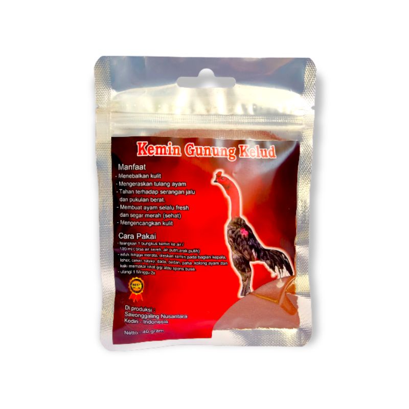 Kemin Merah Gunung Kelud - 40 gram