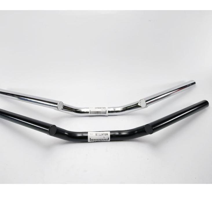 [PRODUK 0RLMN] Stang Sprinter racing Pendek Stir CB herex Hitam atau Crhome WNH