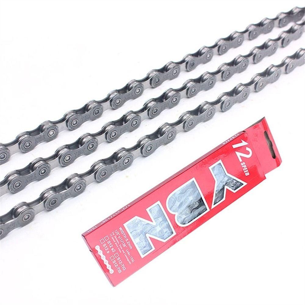 Lanfy Rantai Sepeda Hollow Aksesoris Sepeda 116kait 9kecepatan 12kecepatan6/7/8kecepatan MTB Bike Chains