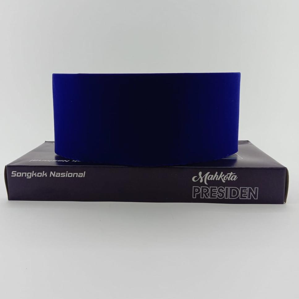 ANR.22Oc22в ‣ Songkok Nasional Polos Biru. Peci Polos Biru. Peci Betawi.