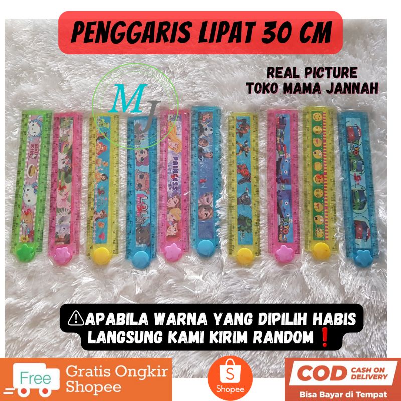 

Penggaris Lipat 30 Cm Bergambar Anak