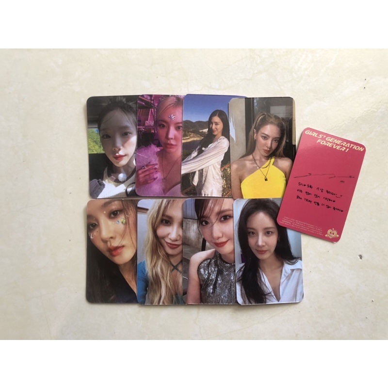 Photocard Forever 1 SNSD Girls generation Replika