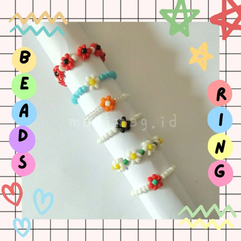 [PART 1] K-POP IDOL BEADS RING INSPIRED | K-POP IFOL BEADS RING | CINCIN MANIK KPOP | CINCIN KPOP | 