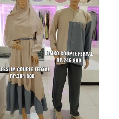 11.11✔️ORI RABBANI SARIMBIT sarang katun madina-moscrepe premium COUPLE keluarga  gamis FERYAL feria