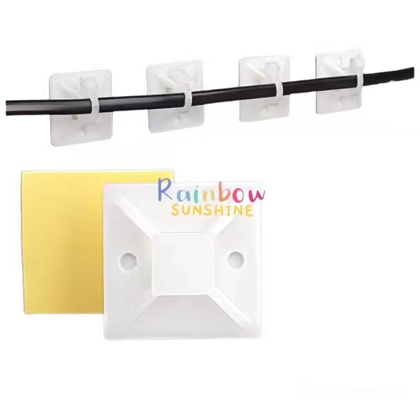 TIE MOUNT 40x40 CABLE TIE MOUNTS PENGIKAT PENGAIT KABEL TIES