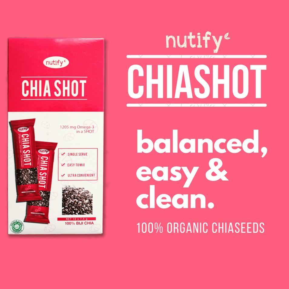 

✨SHOPEE MALL✨ Nutify Chiashot kemasan Box isi 10 