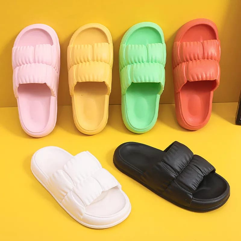 FY Sandal Rumah Casual Jelly Wanita Sandal Soft Slipper Anti Slip / Sandal Rumahan Import