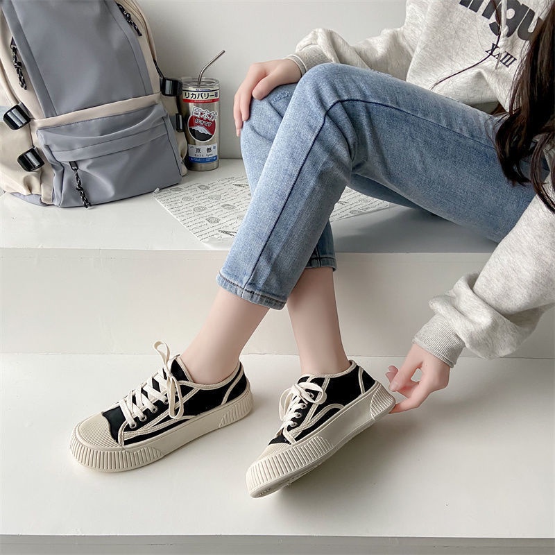 M Footwear - Sepatu Sneakers Canvas Wanita Import - CSG6119