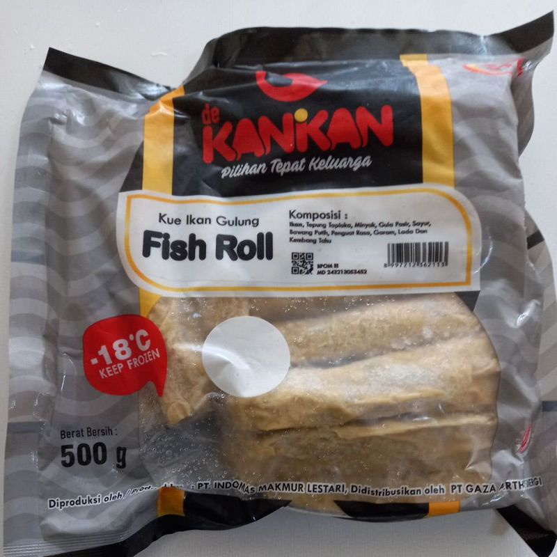 

FAFAFROZEN-FISHROLL ISI 500 GRAM