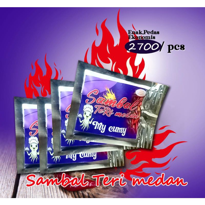 

sambal teri medan sachet