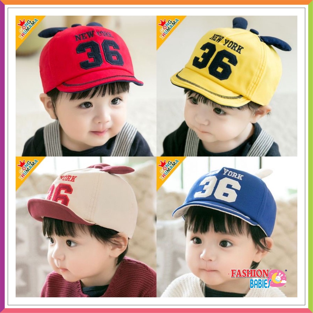 NEWYORK BASEBALL HAT 3D IMPORT | TOPI CAP IMPORT / TOPI ANAK USIA 1-4 TAHUN UNISEX