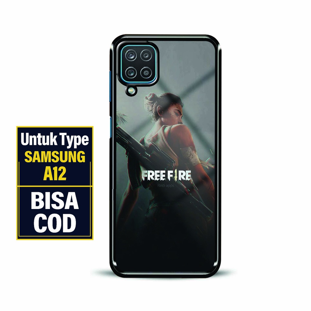 Hardcase Premium Samsung A12 - Softcase Kaca Samsung A12 - Fashion Motif [ Games 2 ] - Hardcase 2D K