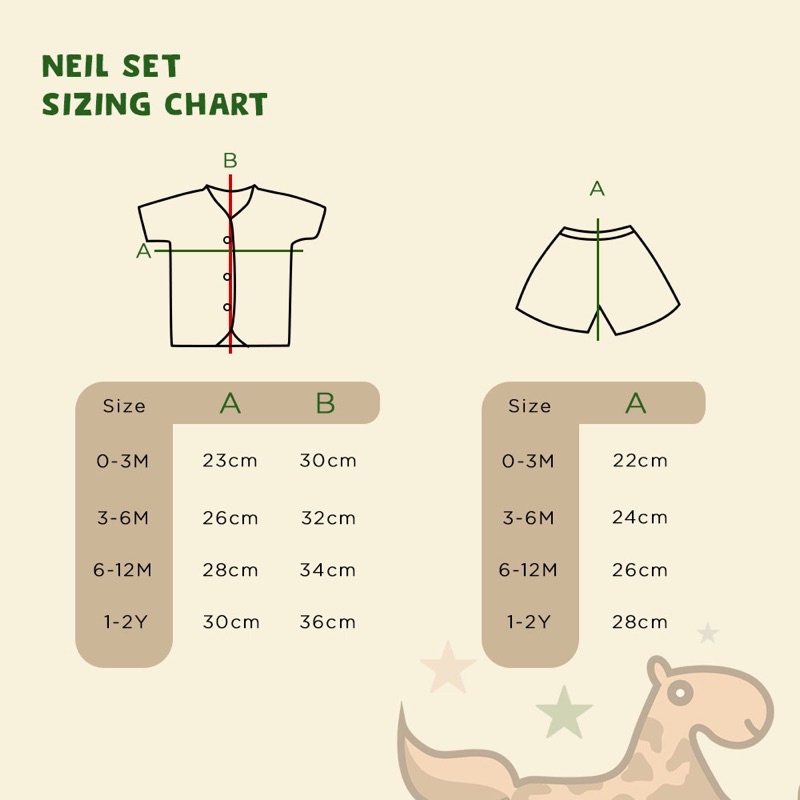 SETELAN BAYI DAN ANAK PUER'S NEIL SET (SETELAN ANAK)