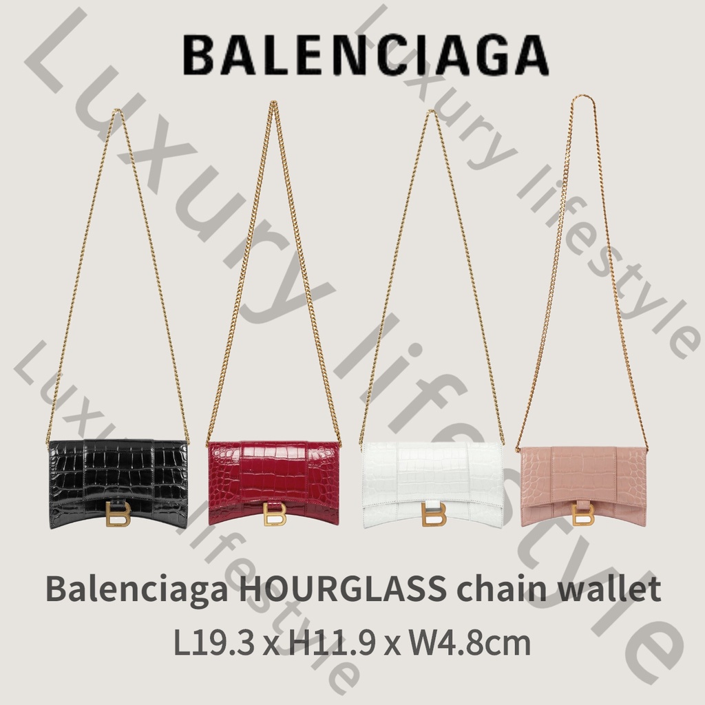 Balenciaga hourglass chain wallet/wallet Balenciaga hourglass
