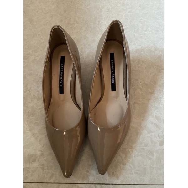 [SAPPUN] Cameli Enamel Stiletto heels 5cm original