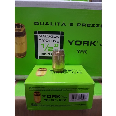 Tusen Klep York YFK 1/2" Full Kuningan {Spare Part Pompa Air}