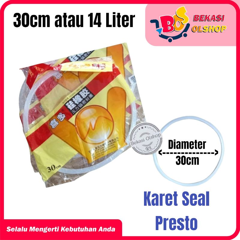 KARET SEAL TUTUP PANCI PRESTO UKURAN 30CM / 14 LITER