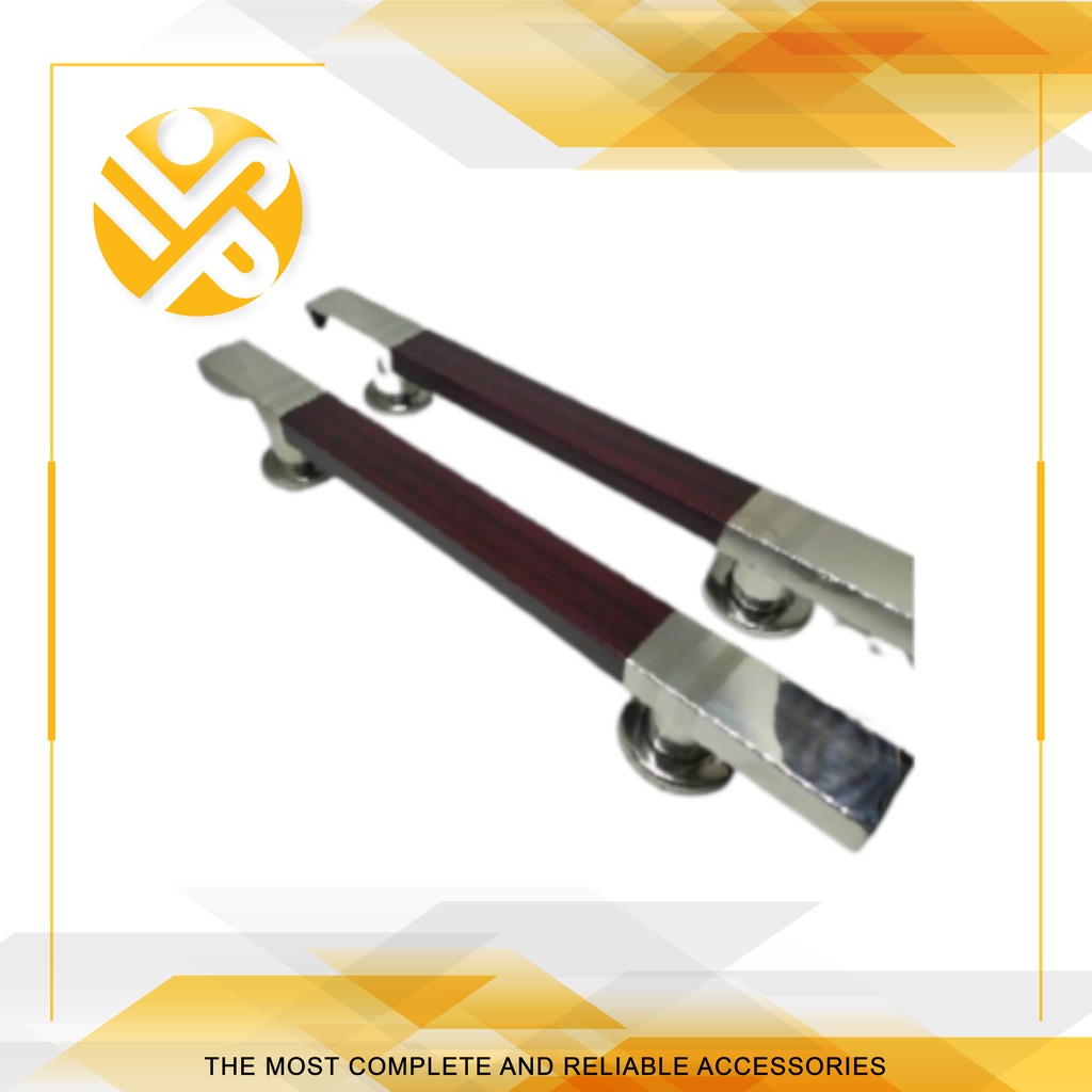 Handle Gagang Pintu Rumah 08RM Kotak Coklat Muda Minimalis