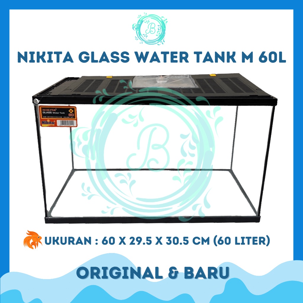 [PACKING_KAYU]_Aquarium_Nikita_60cm_Ukuran_Sedang_Aquarium_Kaca_Nikita_60_cm_Aquarium_Ikan_Hamster_R