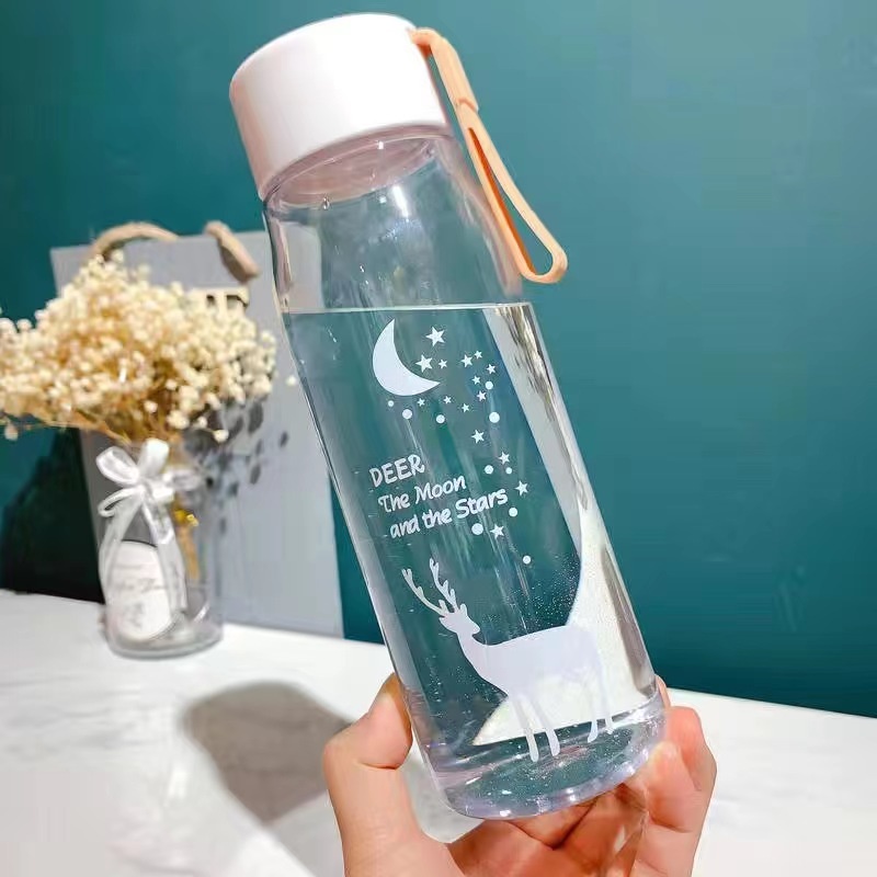 READY - Botol Minum Gradasi 900 ML Free Stiker 2D &amp; 3D - Botol Minum Plastik 560 MlL - Free Bublewrap