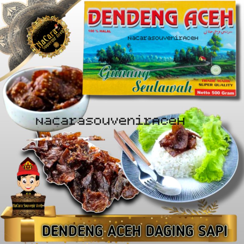 

DENDENG ACEH DAGING SAPI / DENDENG ACEH CAP GUNUNG SEULAWAH