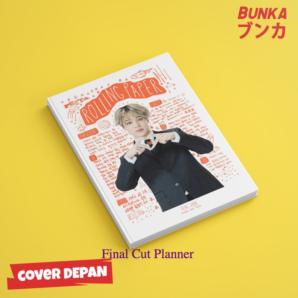 

Notebook KPOP BTS Festa Jimin Hardcover A5 Buku Tulis Catatan Notes Agenda Planner Jurnal .