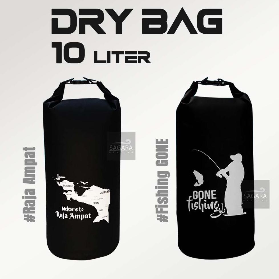 Tas Anti Air Dry Bag 10 Liter Tas Pancing Tas Water Proof