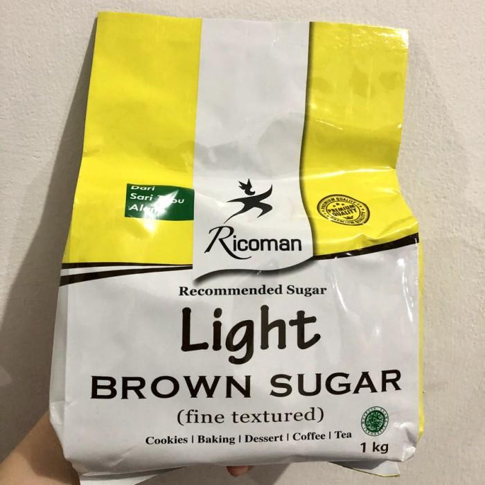 

Light Brown Sugar Ricoman 1 KG / Light Sugar / Ricoman Best Seller