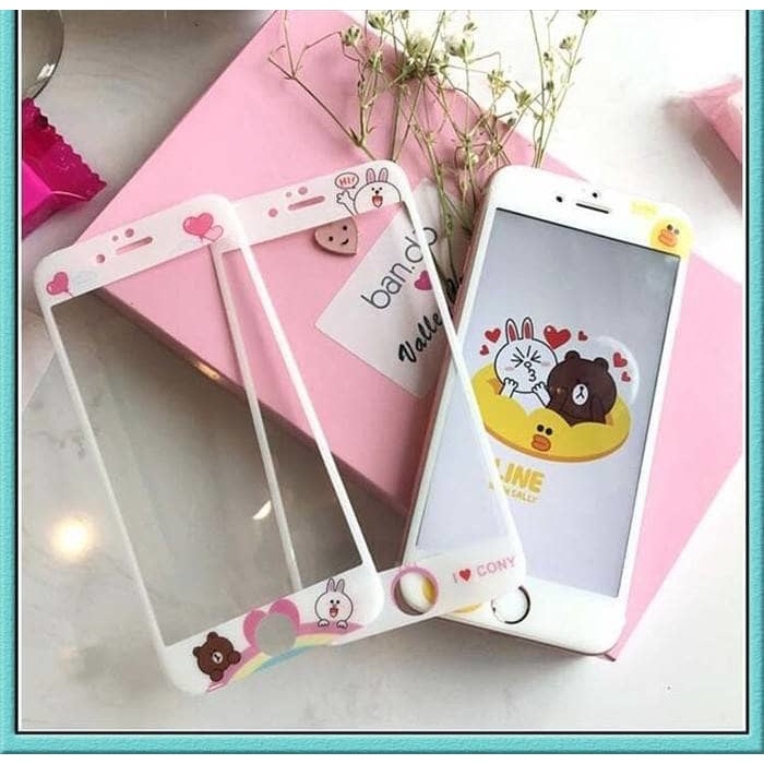 Screen Guard Tempered Glass Cartoon Advan G9 Nasa Pro ( White )