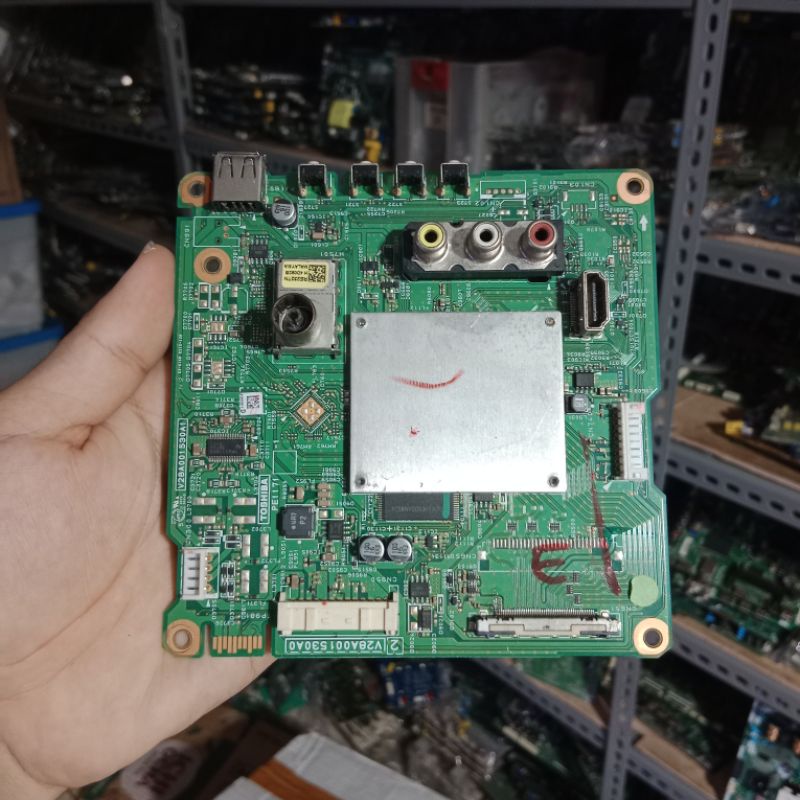 MB MESIN TV TOSHIBA 47L2400VJ - 47L2400VJ MAINBORD MOTHERBOARD TV TOSHIBA