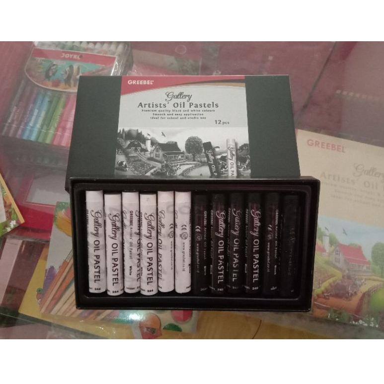 

BELANJA MURMER Ecer crayon soft oil pastel greebel artists black and white hitam putih ♯ 893