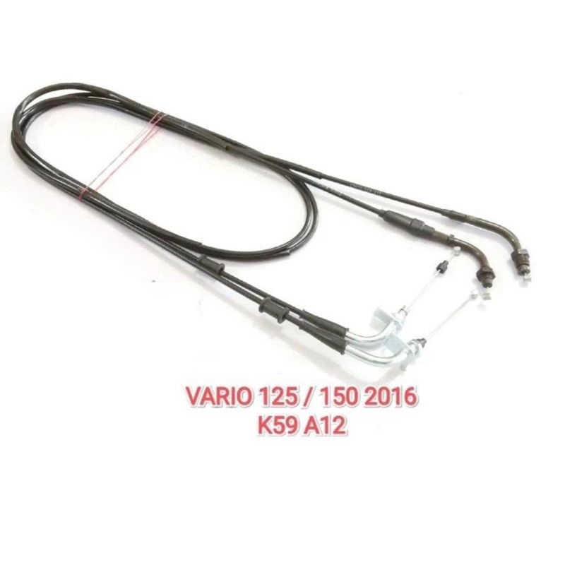 TALI KABEL GAS VARIO 125 150 K59 A12 SEPASANG A B