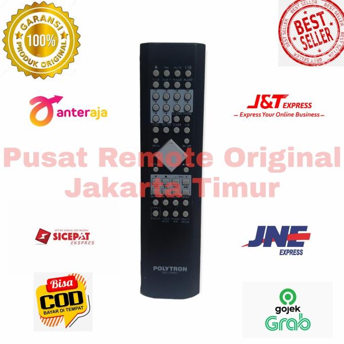 REMOTE REMOT DVD HOME THEATER POLYTRON ORIGINAL ASLI HITAM