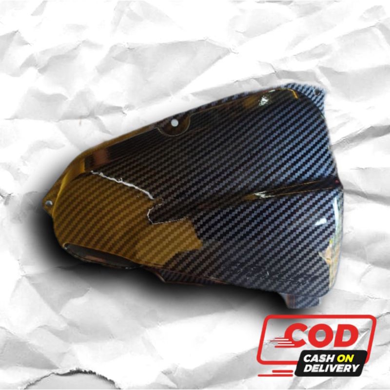 TUTUP FILTER BEAT SCOOPY FI CARBON WTP HITAM