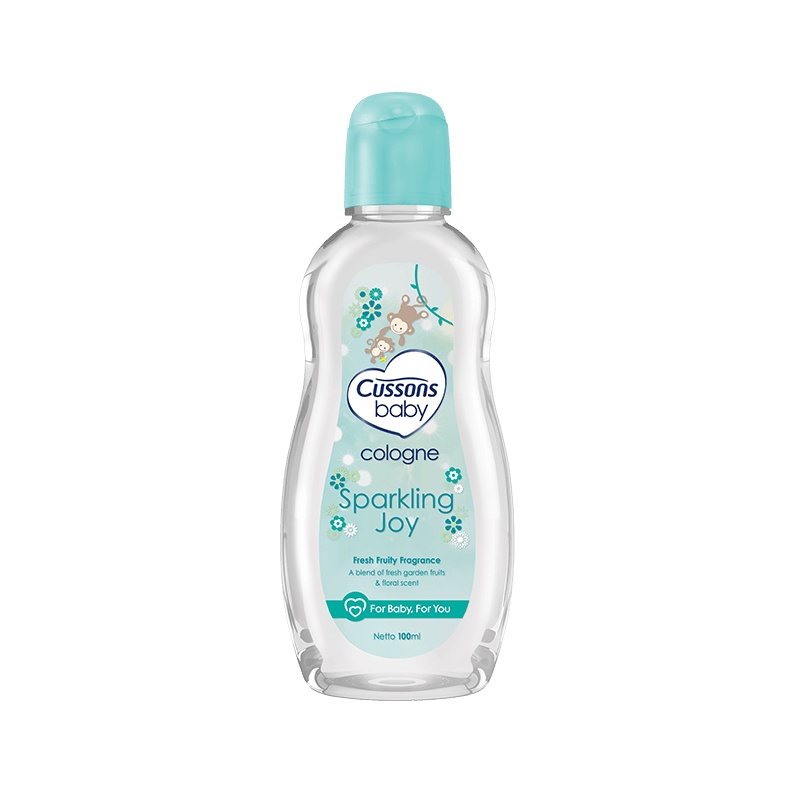 Cussons Baby Cologne 100ml Cheerful Smile/Happy Fresh/Soft Touch/Sparkling Joy/Lovely Kiss/Beautiful Sunshine Minyak Wangi Baby Harum Buah Segar | Parfum Bayi | Cusson Cologne | Aroma Terapi Bayi