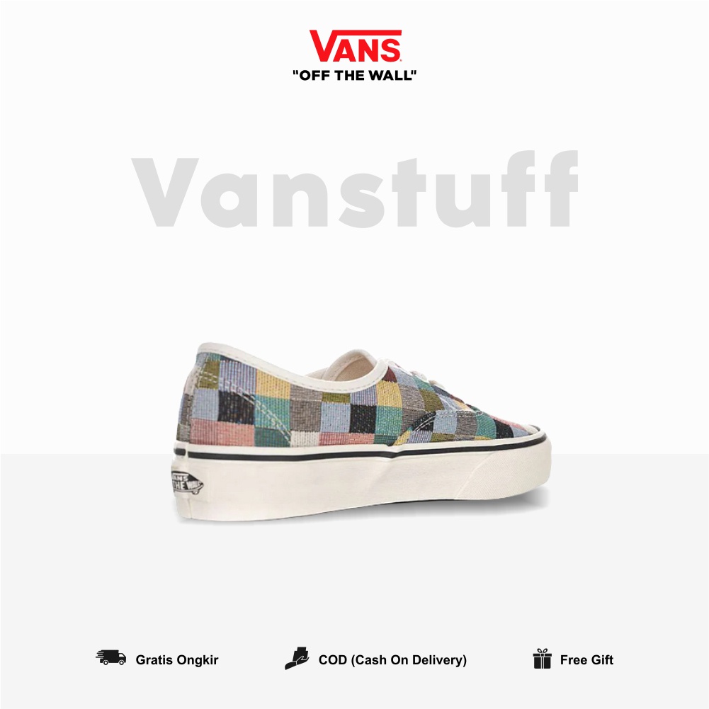 Vans Authentic Woven Checkerboard Multicolor Original100% BNIB Motif Catur Warna Warni Wanita