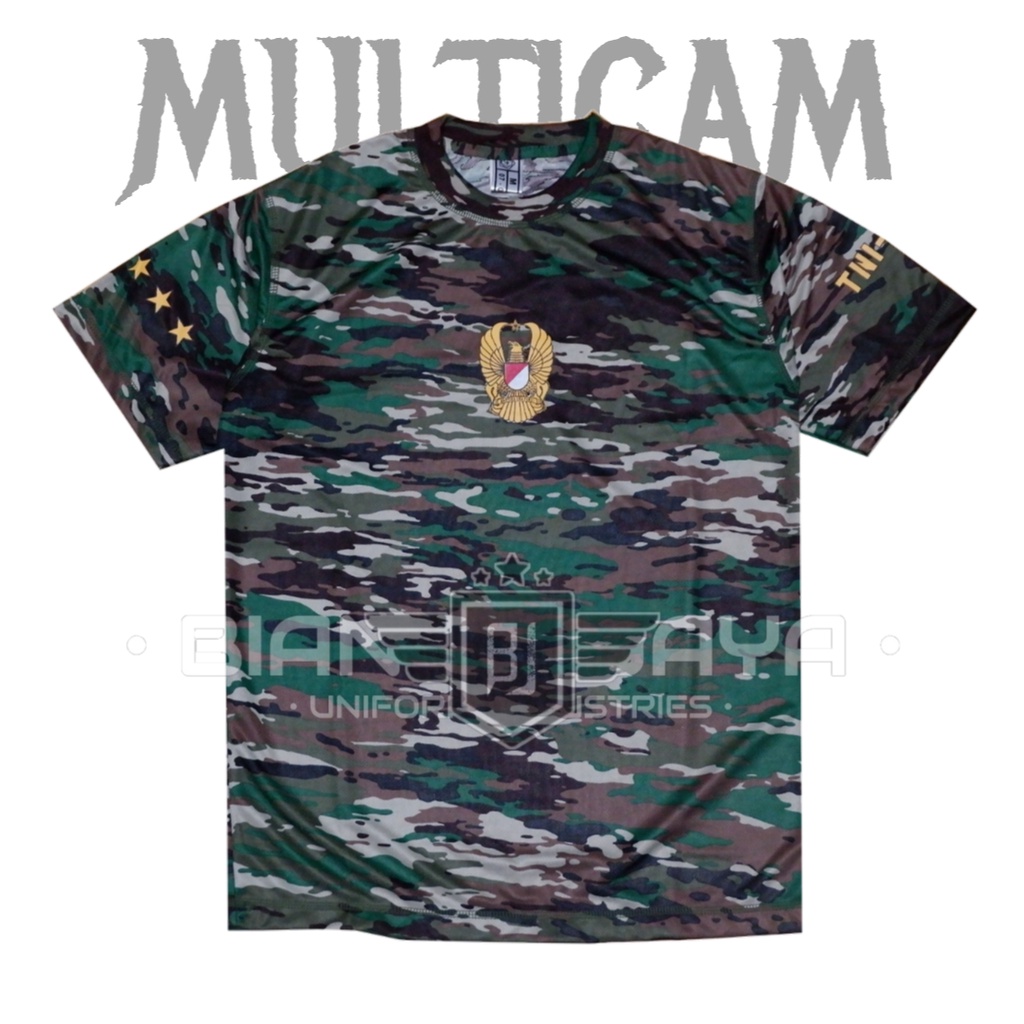 Terbaru kaos loreng tni ad kasad lengan pendek drifit