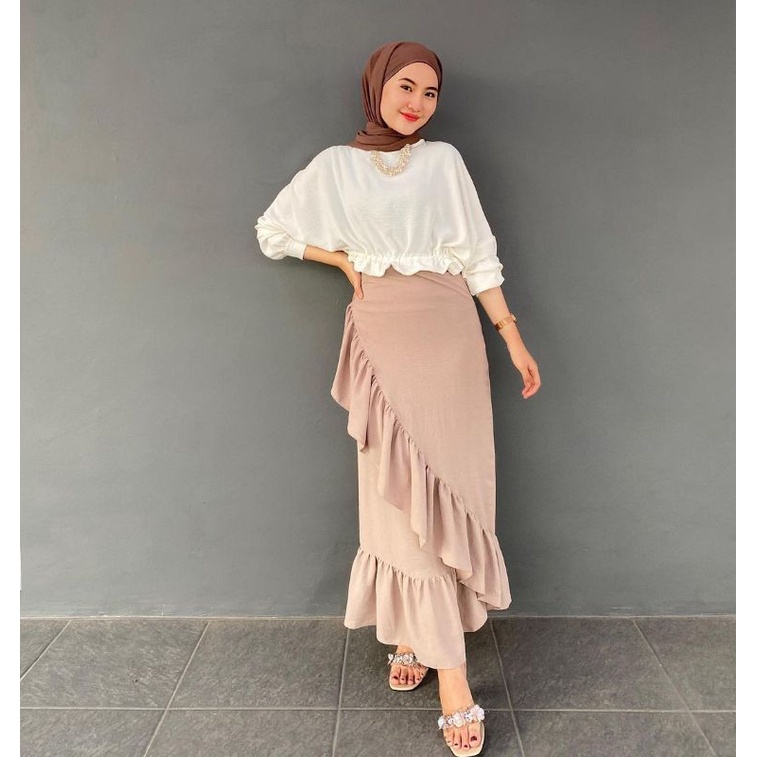 LESLEY SKIRT / ROK CRINKLE AIRFLOW