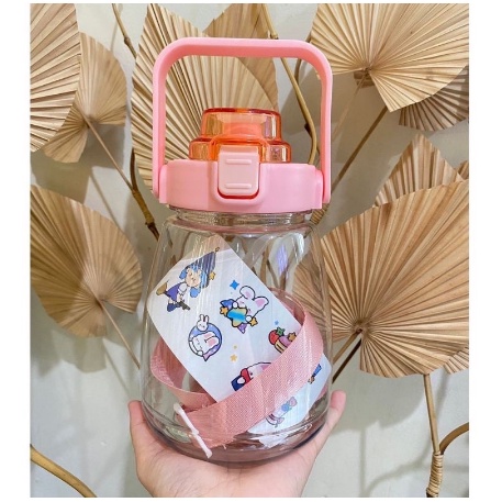 MARKASSHOP--BOTOL MINUM GEMOY 1.1 L/BOTOL MINUM GEMOY KOREA VIRAL FREE STIKER 2D&amp;3D + TALI