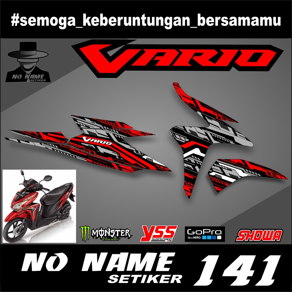 STIKER STRIPING VARIO TECHNO 125 FI 2014 (141) STRIPING STIKER LIST