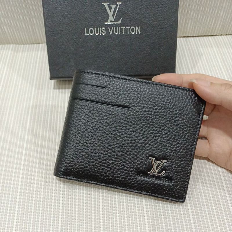 Dompet pria L'V mono/damier kulit asli